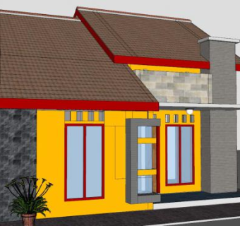 现代极简之家SU模型下载_sketchup草图大师SKP模型