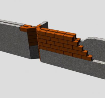 双层围墙建筑SU模型下载_sketchup草图大师SKP模型