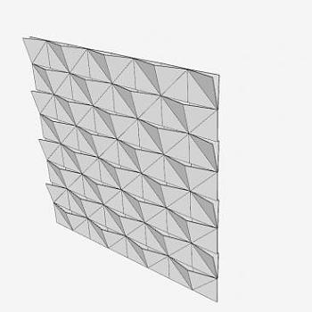 现代室内墙SU模型下载_sketchup草图大师SKP模型