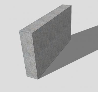 混凝土石墙SU模型下载_sketchup草图大师SKP模型