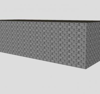 石砖厚墙SU模型下载_sketchup草图大师SKP模型