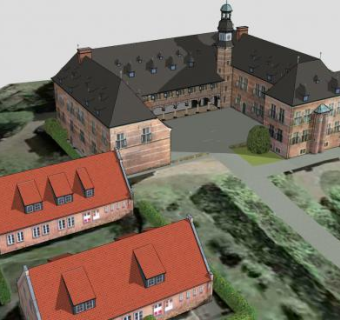 新兴宫殿城堡建筑SU模型下载_sketchup草图大师SKP模型