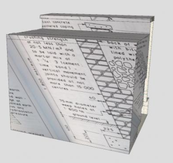 围壁外观设计SU模型下载_sketchup草图大师SKP模型