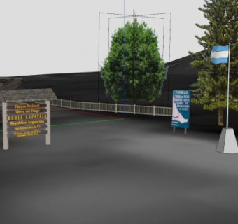 火地国家公园建筑SU模型下载_sketchup草图大师SKP模型