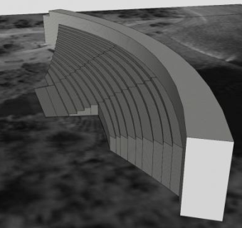 旧金山水坝SU模型下载_sketchup草图大师SKP模型