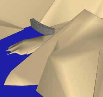 沙漠大坝SU模型下载_sketchup草图大师SKP模型