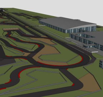 美国纽波特曼测试办公建筑SU模型下载_sketchup草图大师SKP模型