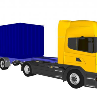 货车卡车的SU模型_su模型下载 草图大师模型_SKP模型