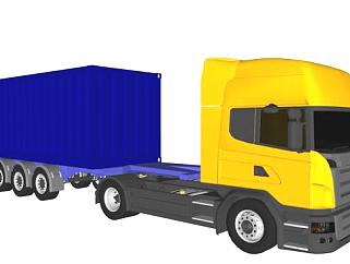 <em>货车</em>卡车的SU模型_su模型下载 草图大师模型_SKP模型