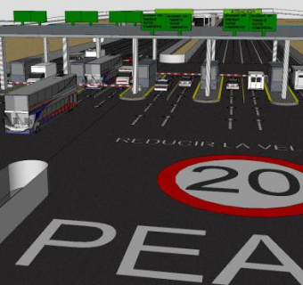 高速公路道路建筑SU模型下载_sketchup草图大师SKP模型