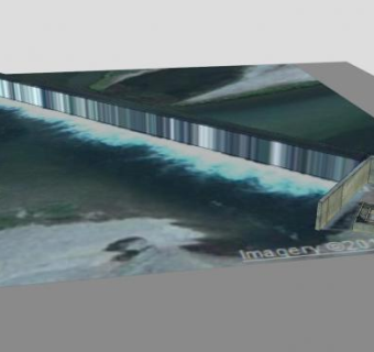 达盖尔水坝SU模型下载_sketchup草图大师SKP模型