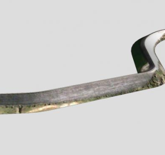 弯曲河堤水坝SU模型下载_sketchup草图大师SKP模型