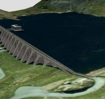 斯特韦兰大坝SU模型下载_sketchup草图大师SKP模型