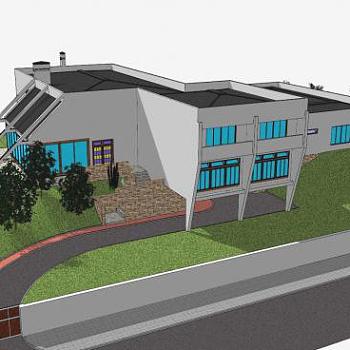 别墅建筑房子豪宅SU模型下载_sketchup草图大师SKP模型