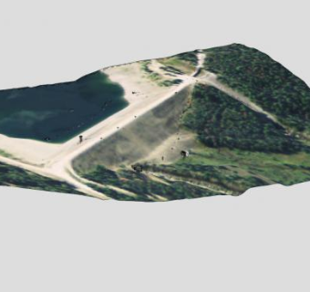 东叉石溪坝SU模型下载_sketchup草图大师SKP模型