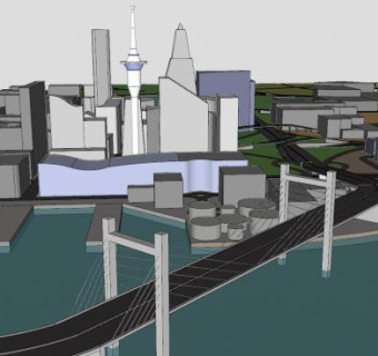 大城市建筑SU模型下载_sketchup草图大师SKP模型