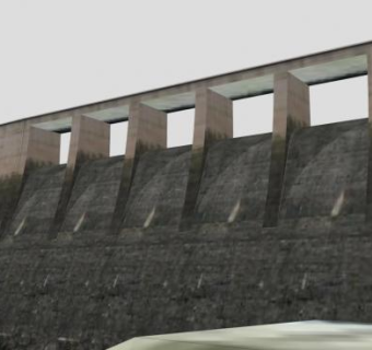 温德弗斯大坝SU模型下载_sketchup草图大师SKP模型