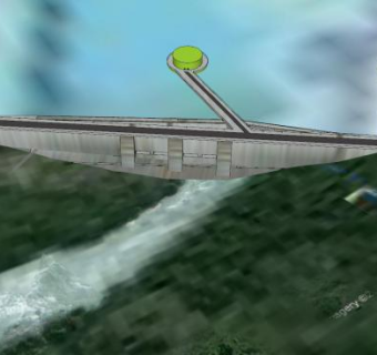 水力发电站水坝SU模型下载_sketchup草图大师SKP模型