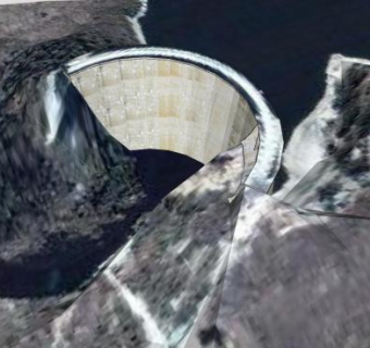 拉维纳大坝SU模型下载_sketchup草图大师SKP模型