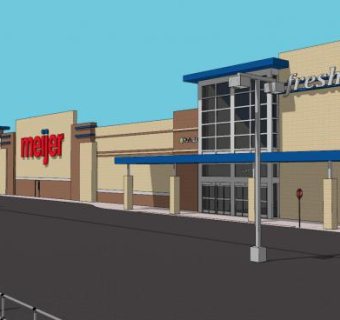 米美哲商店商业街SU模型下载_sketchup草图大师SKP模型