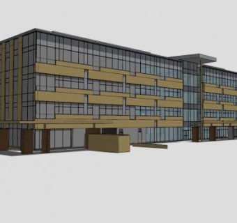 西敏寺会议建筑SU模型下载_sketchup草图大师SKP模型