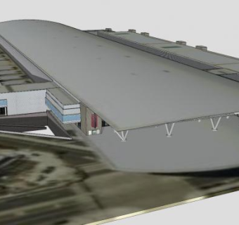 波士顿会议展览中心建筑SU模型下载_sketchup草图大师SKP模型