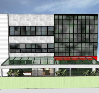 米纳斯钢铁公司建筑SU模型下载_sketchup草图大师SKP模型