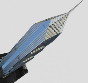 芝加哥普天寿广场2号办公建筑SU模型下载_sketchup草图大师SKP模型