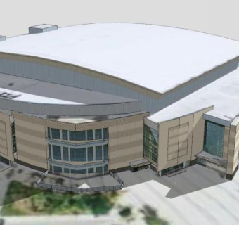 班克大西洋中心建筑场地SU模型下载_sketchup草图大师SKP模型