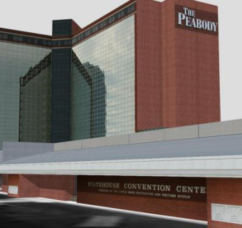 小石城会议中心建筑SU模型下载_sketchup草图大师SKP模型