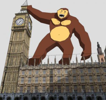 英国国会会议中心SU模型下载_sketchup草图大师SKP模型