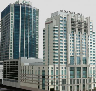 梅隆金融建筑中心SU模型下载_sketchup草图大师SKP模型