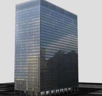 伊利诺斯州建筑中心SU模型下载_sketchup草图大师SKP模型