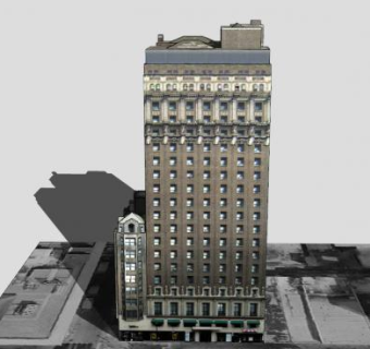 有线电视公司建筑SU模型下载_sketchup草图大师SKP模型