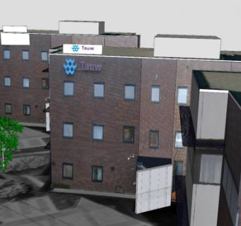 办公室机关建筑SU模型下载_sketchup草图大师SKP模型