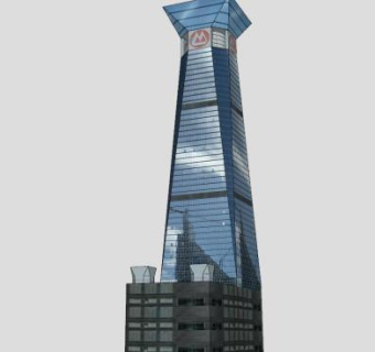 深圳世贸中心建筑SU模型下载_sketchup草图大师SKP模型