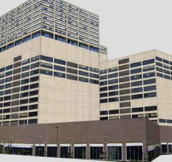 芝加哥太阳时报大厦摄影楼SU模型下载_sketchup草图大师SKP模型