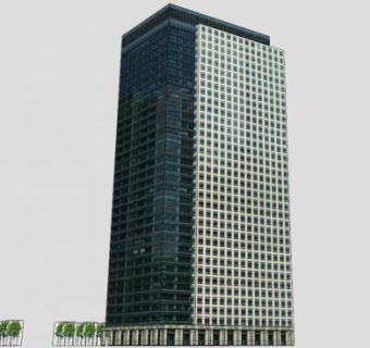 银行街40号建筑大厦SU模型下载_sketchup草图大师SKP模型