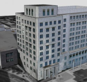 亚特兰大联邦储备银行建筑SU模型下载_sketchup草图大师SKP模型