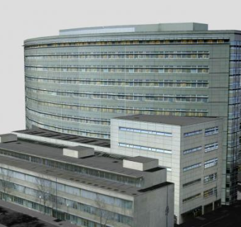 市政办公楼建筑SU模型下载_sketchup草图大师SKP模型