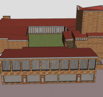 市政当局建筑SU模型下载_sketchup草图大师SKP模型