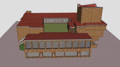 市政当局建筑SU模型下载_sketchup草图大师SKP模型