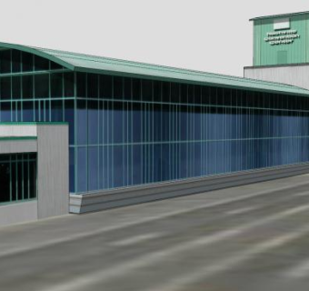 纳什维尔会议中心办公建筑SU模型下载_sketchup草图大师SKP模型