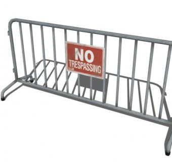 擅自进入标牌护栏SU模型下载_sketchup草图大师SKP模型