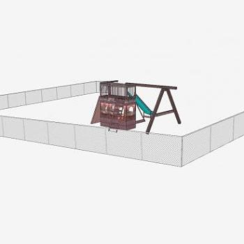 围栏及游乐设施SU模型下载_sketchup草图大师SKP模型