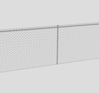铁丝网围栏SU模型下载_sketchup草图大师SKP模型