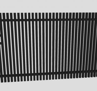 极简主义栅栏SU模型下载_sketchup草图大师SKP模型