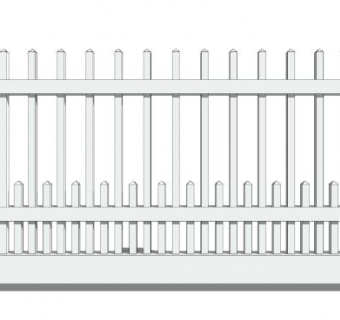 庭院实木护栏SU模型下载_sketchup草图大师SKP模型