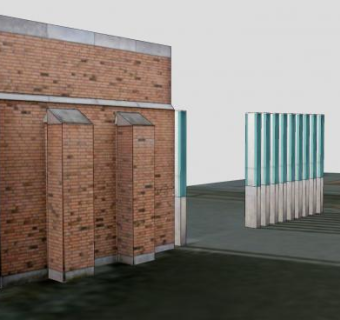 罗斯托克市城墙SU模型下载_sketchup草图大师SKP模型