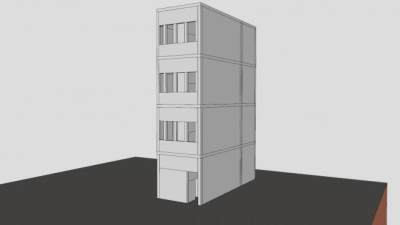 九龙寨城的建筑物SU模型下载_sketchup草图大师SKP模型